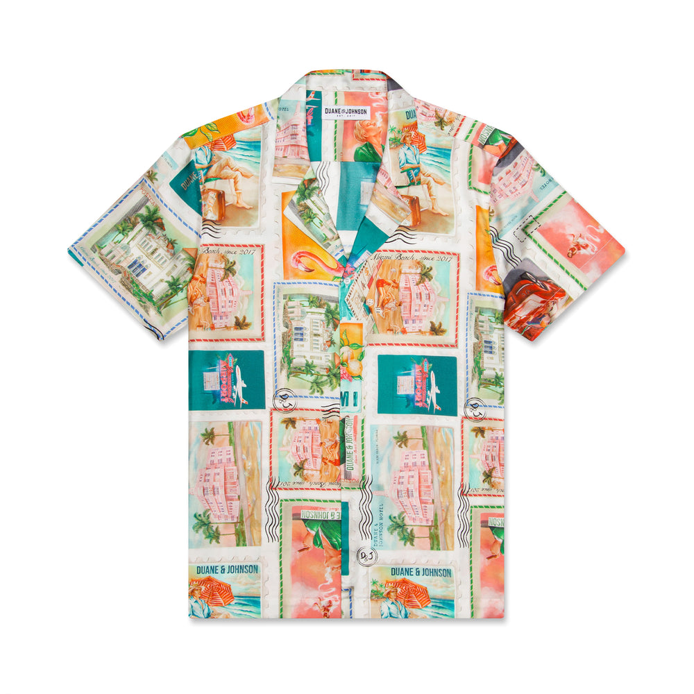 Post Card Silk Shirt